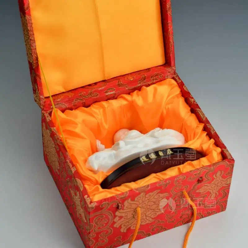 Керамическая статуэтка дай ютанг дехуа из смеющегося Будды Будда Майтрея статуя