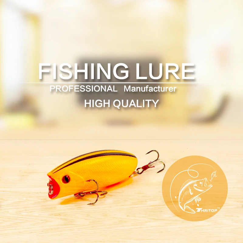 Thritop New Lifelike Crank Baits 55mm 10.4g TP004 10 Different Colors for Choose Crank Fishing Lure Professional Fishing Tool