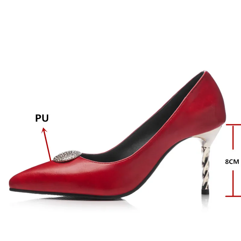 CONASCO женские Вечерние Выпускные Классические туфли-лодочки с острым носком Сезон