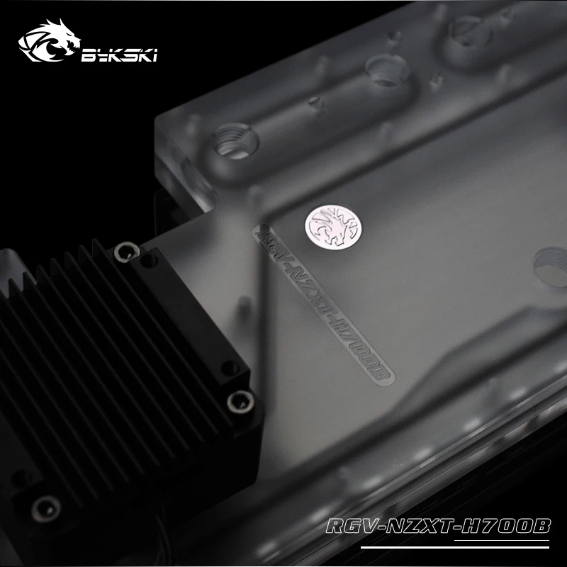 BYKSKI акриловая водная доска Решение подходит NZXT H700I чехол для компьютера для специального резервуара/3PIN RGB 5 v/Поддержка Combo DDC насос