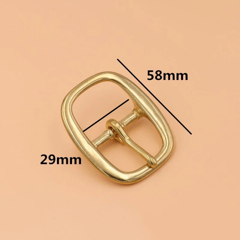 inner width 29mm Латунная Tri Glide пряжка для ремня средняя Центральная барная Пряжка один контактный овальный для кожаного ремесла Сумка ремень лошадь уздечка Холтер жгут - Цвет: inner width 29mm