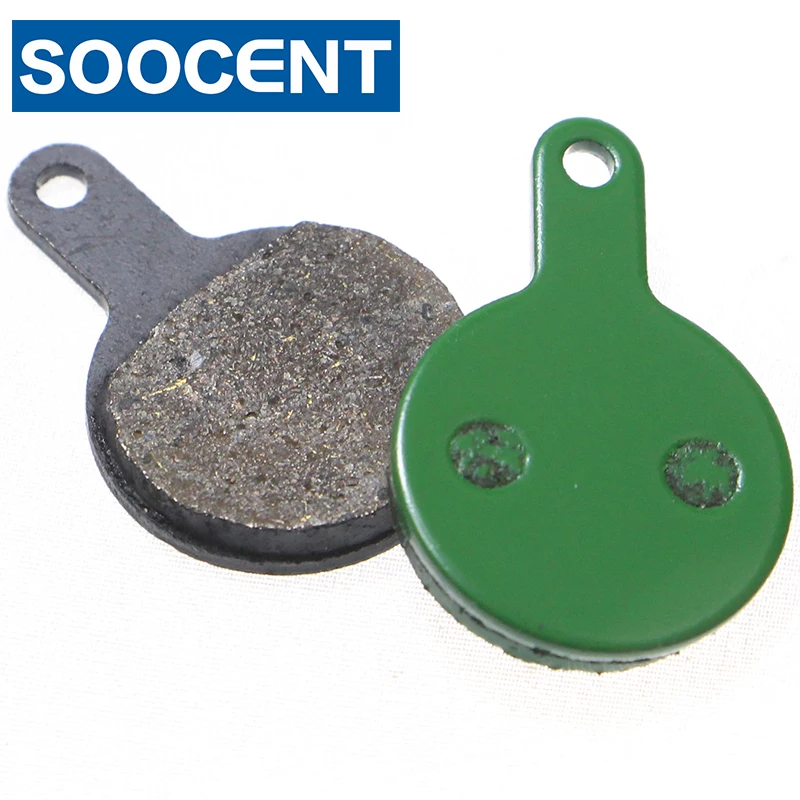 Зеленые полуметаллические дисковые Тормозные колодки для велосипеда NovelA 5 пар (10