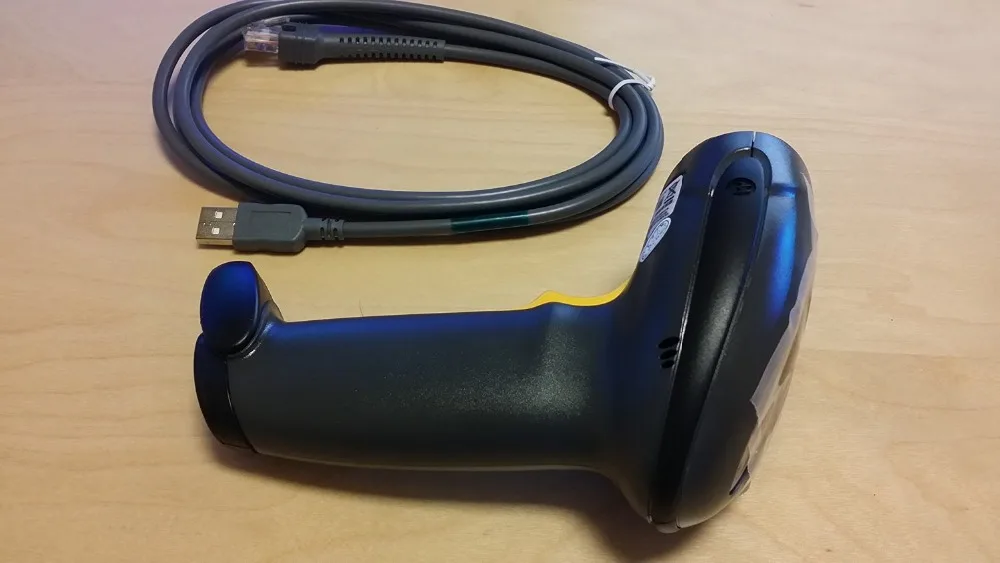Oringinal MOTOROLA SYMBOL LS4208 Сканер штрих-кода и новый CBA-U01-S07ZAR USB кабель | Компьютеры офис