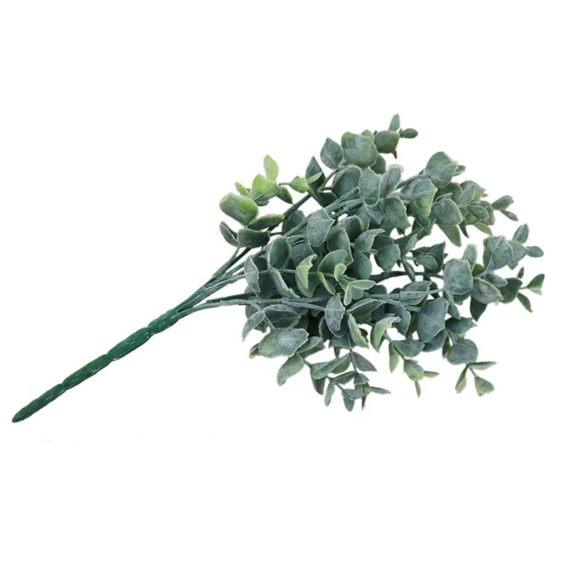 

Eucalyptus Green Plant Wedding Decoration Artificial Flower Arrangement Accessories With Grass