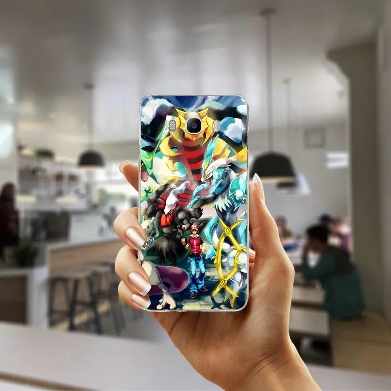 Милые Покемон Пикачу Мягкий ТПУ чехол для телефона samsung Galaxy Note 2 3 4 5 8 S2 S3 S4 S5 мини S6
