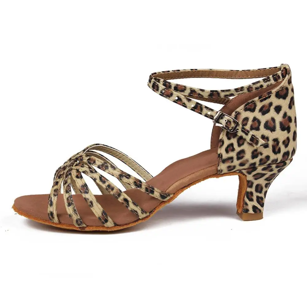 5cm heels Leopard Фирменная Новинка Для женщин Бальные туфли для латиноамериканских танцев, танго, туфли на каблуке, Лидер продаж 5 см/7 см; женские туфли - Цвет: 5cm heels Leopard