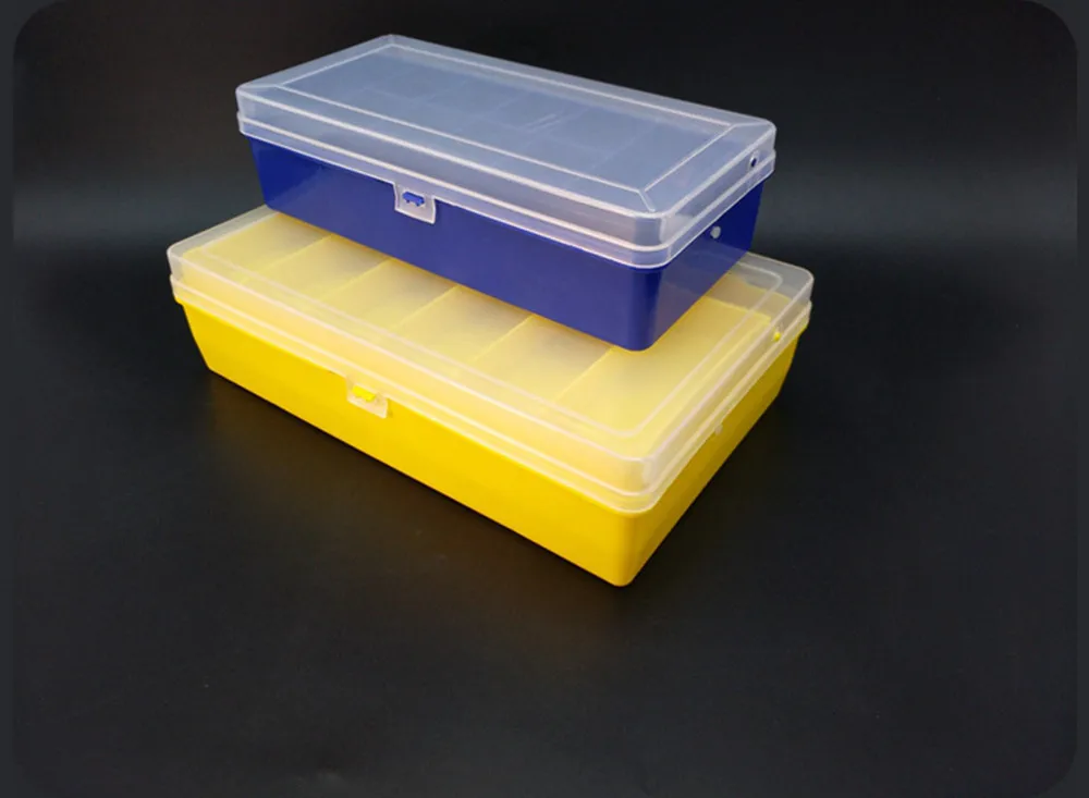 Новинка 2018 двухслойная коробка для рыболовных приманок снастей лески крючков