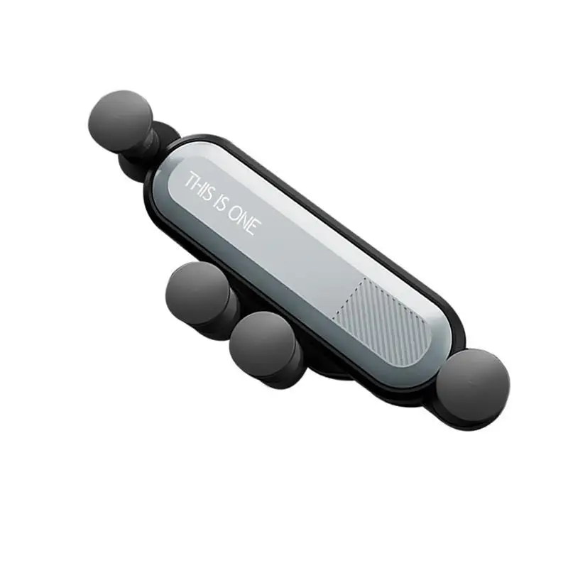 Silver 360 градусов вращения автомобиля Air Vent тяжести Телефон Держатель клип сплава Автомобильный держатель для смартфона автомобиль аксессуары для интерьера - Цвет: Silver