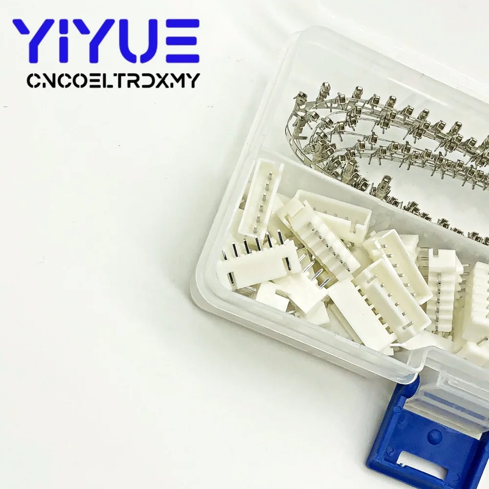 240 шт/30 комплектов XH2.54 6pin 2 54 мм Шаг клеммный комплект/корпус/штыревой разъем JST
