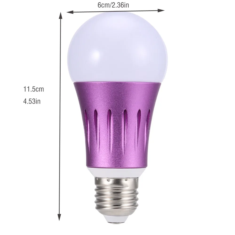 Светодиодный RGB-светильник 7 Вт с регулируемой яркостью работает Alexa Google Home 16