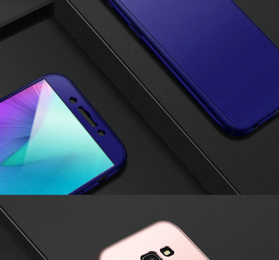 360 Полное покрытие чехол для телефона для samsung Galaxy A7 A9 A6 A8 плюс A3 A5 A7 противоударный чехол для samsung J3 J5 J7