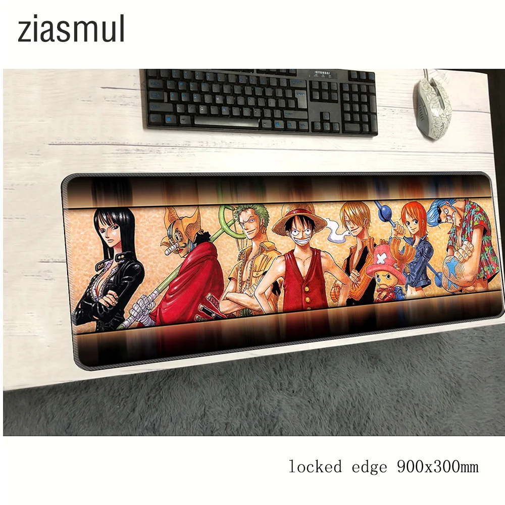 

Ziasmul One Piece mouse pad 90x30mm pad to mouse notbook computer mousepad Cartoon gaming padmouse gamer keyboard mouse mats