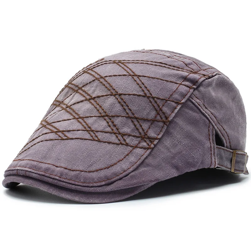 Fashion Spring Summer Jeans Hats for Men Women High Quality Casual Unisex Denim Beret Caps OutDoors Flat Sun Cap for Cowboy