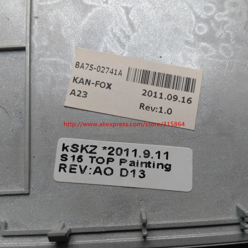 95% ноутбук верхний чехол Обложка для samsung RV508 RV510 R525 R528 R530 R540 BA75-02565A BA75-02741A BA75-02564A