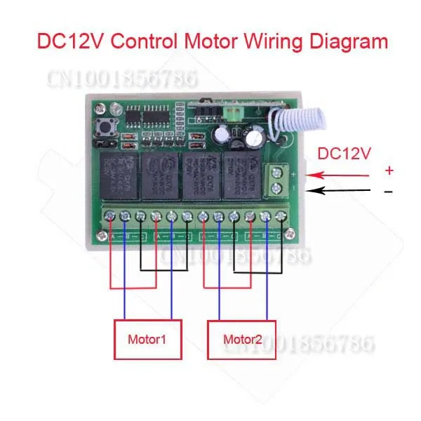 DC12V 4CH RF Беспроводной дистанционного переключателя света лампы светодиодный SMD