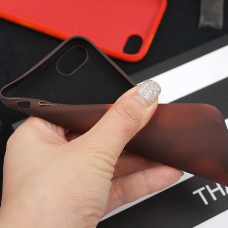 Tfshining PU Thermal Sensor Heat Sensitive Case For iphone X XR XS Max Color Changing Cases Cover 6 6s 7 8 Plus SE 5S |