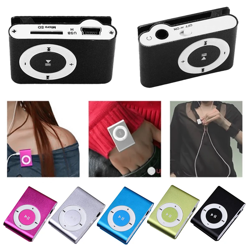 Портативный мини-usb цифровой MP3-плеер с поддержкой флеш-памяти 32 ГБ слот для