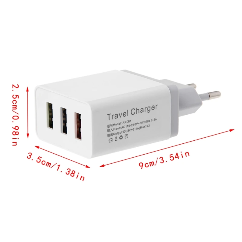 Сетевое зарядное устройство с USB портом 5 В 2 4 А|Зарядные устройства для телефонов|