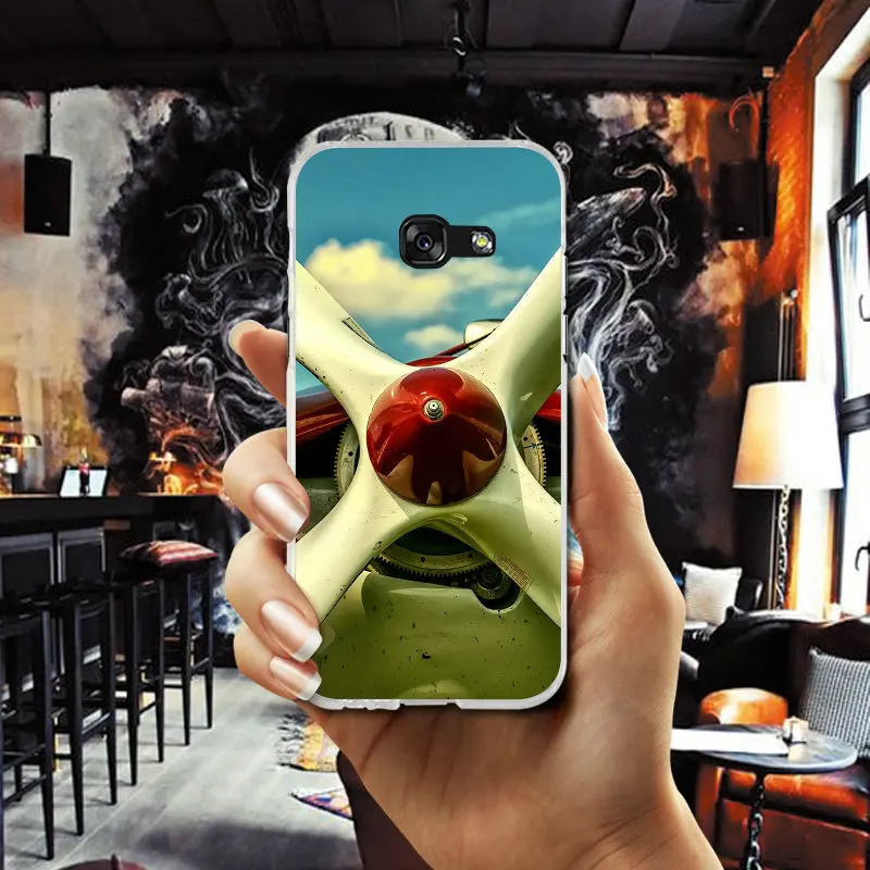 Clouds Sky Aircraft Colorful Air Plane Soft TPU Cell Phone Cases for Samsung Galaxy A3 A5 A7 J1 J2 J3 J4 J5 J6 J7 2016 2017 2018 |