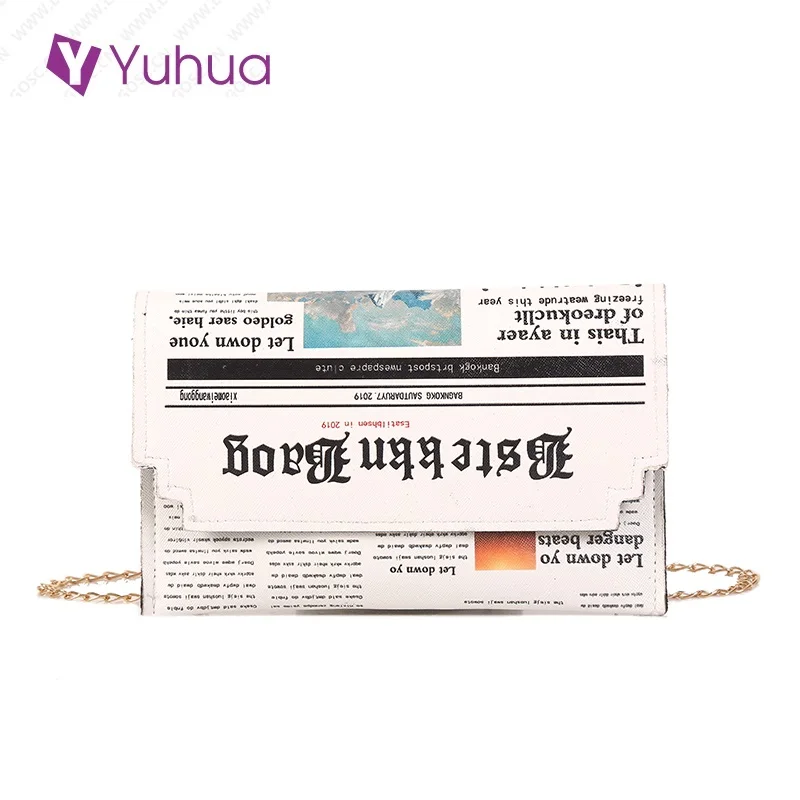 

Yuhua 2020 new women handbags, fashion painted envelope bag, trend korean version shoulder bag, casual woman messenger bags.