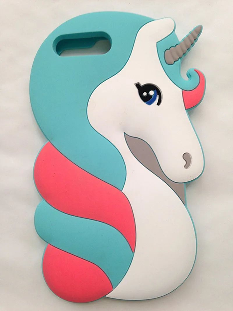 Горячая Мода 3D Rainbow Unicorn чехол для Apple IPhone 6 6s мягкий силиконовый Гелл телефон Коке