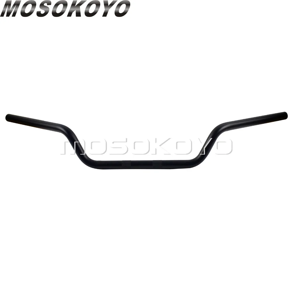 Ручки для Harley Chopper Bobber Sportster Dyna XL матовые черные винтажные рули Кафе Racer 1 дюйм 25