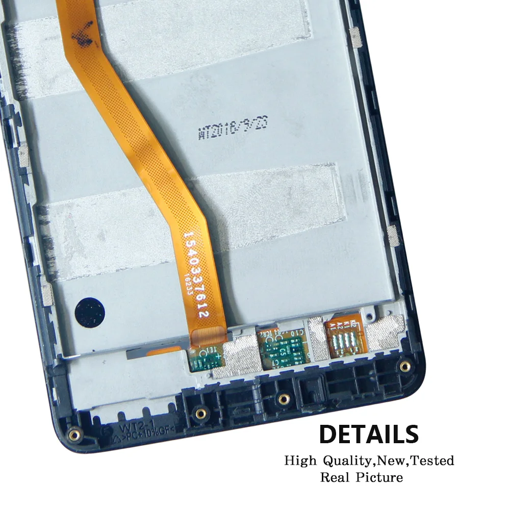 ЖК-дисплей и дигитайзер сенсорного экрана в сборе для Lenovo K6 Note с рамкой