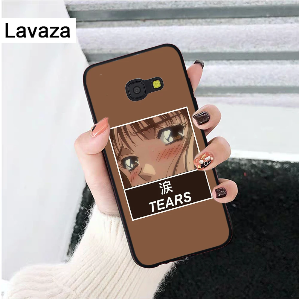 Силиконовый чехол с красивыми мультяшными глазами для Samsung A2 Core A3 A5 A6 Plus A7 A8 A9 A10 A30