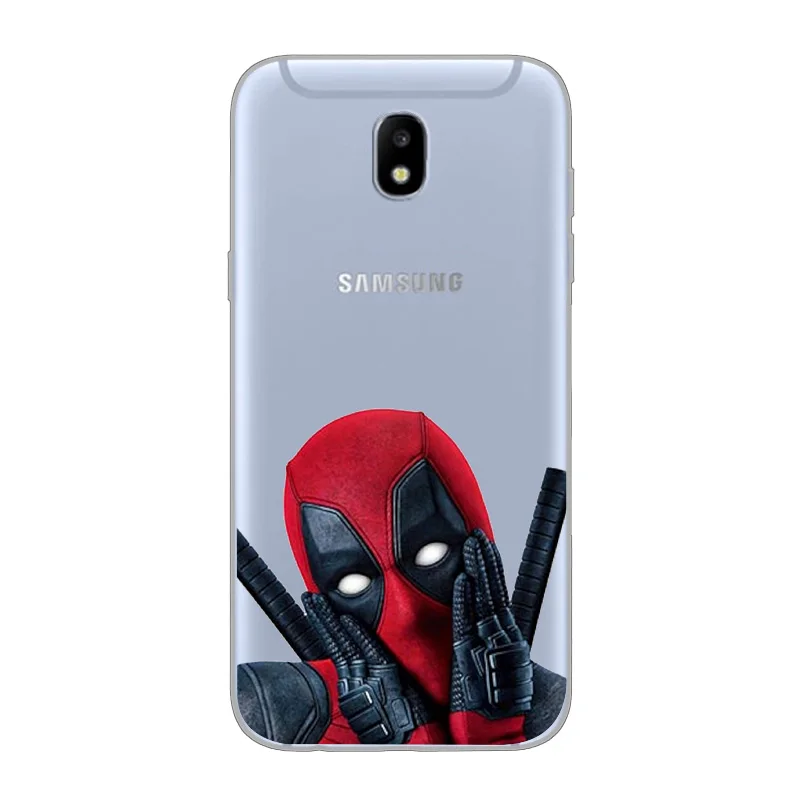 Ciciber для Samsung Galaxy J8 J7 J6 J5 J4 J3 J2 J1 Pro Core Plus Prime mini 2017 2018 2016 чехлы телефонов Marvel Deadpool из