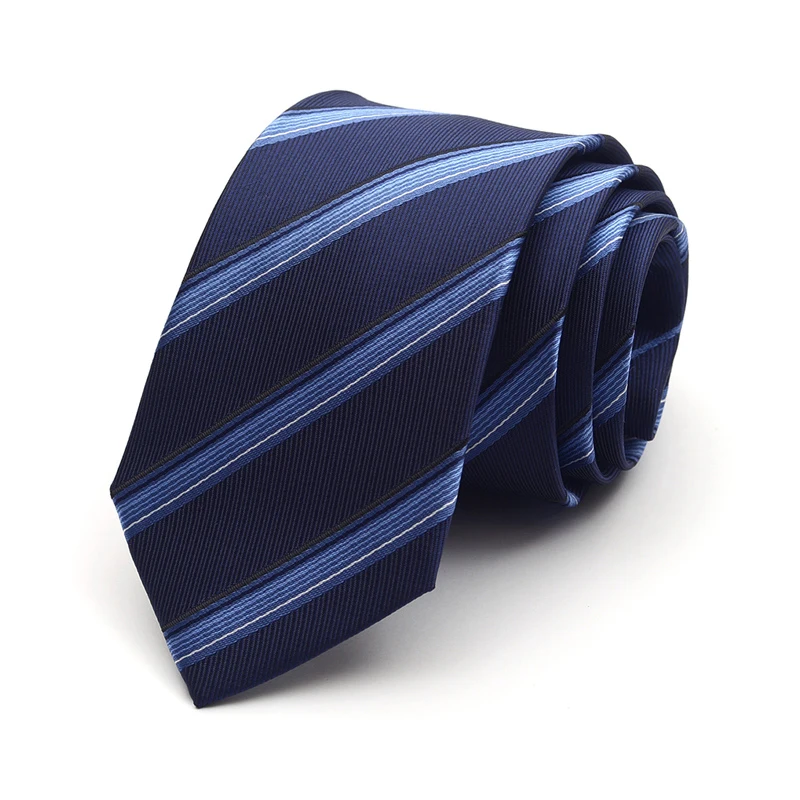 

2019 New Brand High Quality Tie For Men Fashion Striped Gravata Necktie Business Wedding Party Casual Neckties Men Ties Gift Box