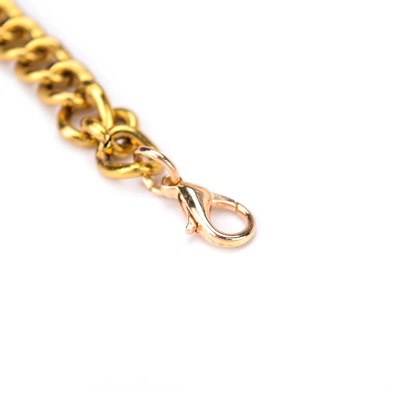 Momdy Для женщин металла золота колье Мода 2017 г. элегантный заявление Цепочки и