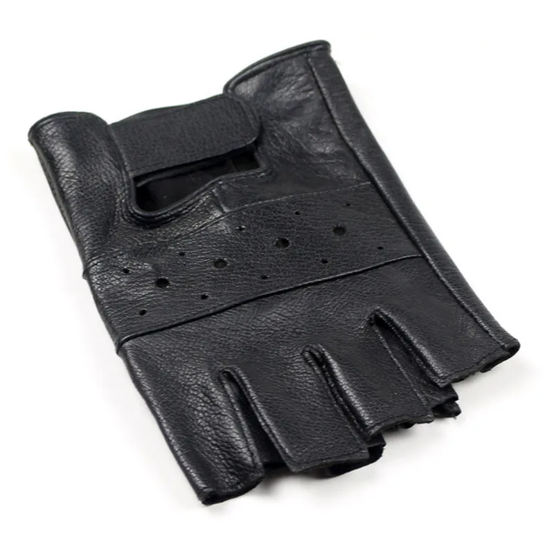 Перчатки Long Keeper мужские из натуральной кожи перчатки без пальцев овечьей