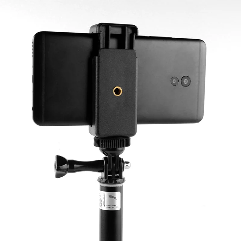 Держатель для мобильного телефона, крепление для GoPro, селфи-палка, монопод для iPhone Xiaom, samsung, huawei, OPPO, адаптер для штатива, аксессуары