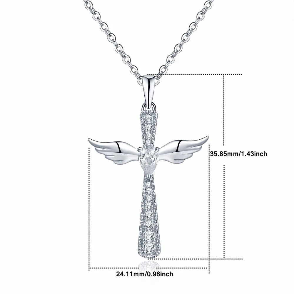 Крест кулон Цепочки и ожерелья Модные Стиль Красивые ювелирные изделия 925
