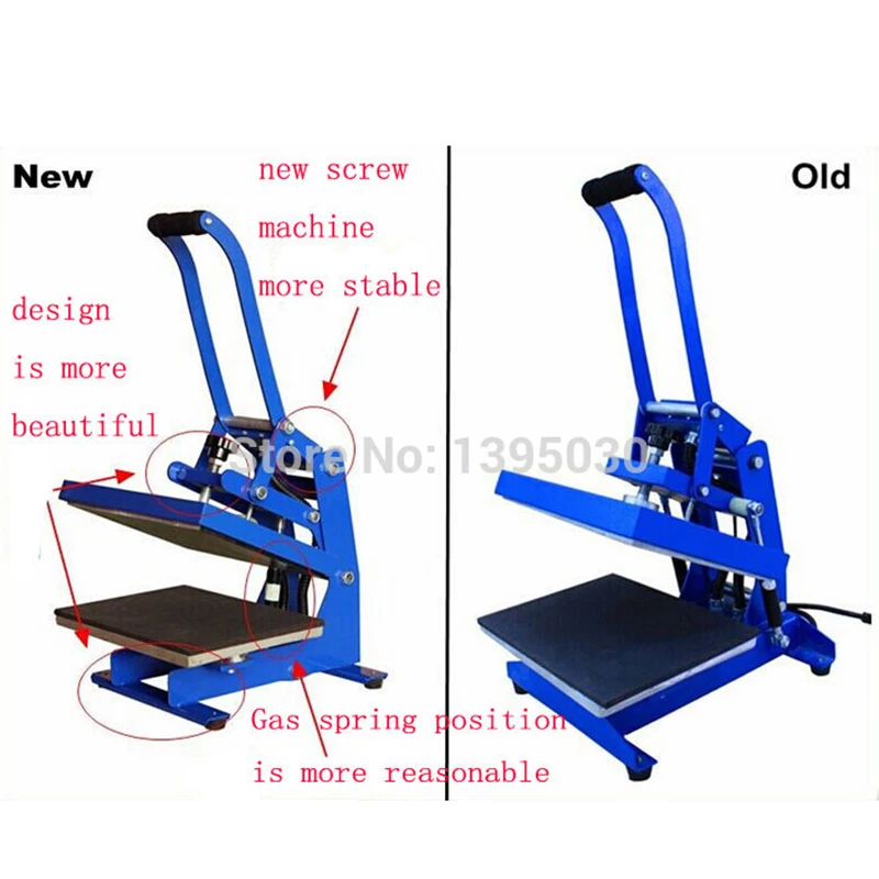 

1 PC 23X30CM Small Heat Press Machine 3D Printed Machine Digital Printing Sublimation Printing T-Shirt Heat Press Machine