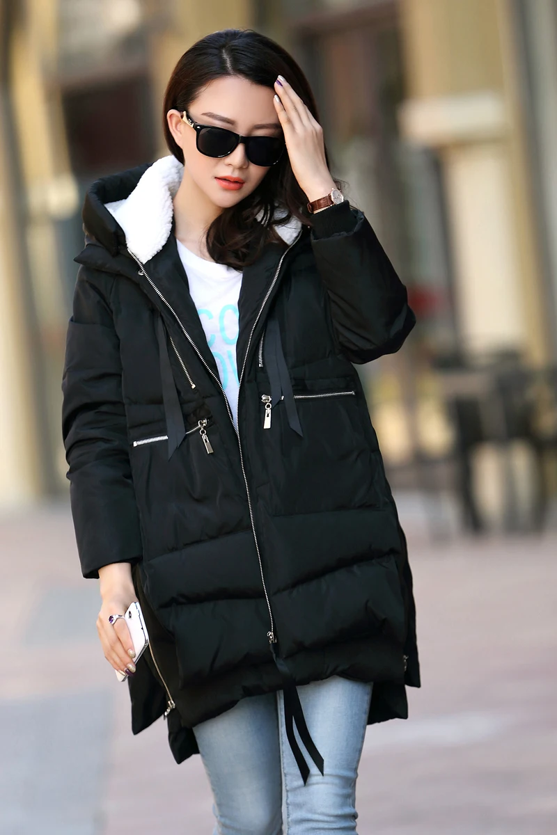Winter coat Military Hooded Fashion Thicken Down Woman Coat Pregnant Women Pregnancy Coats Outerwear Jackets Plus 5XL Maternity enlarge
