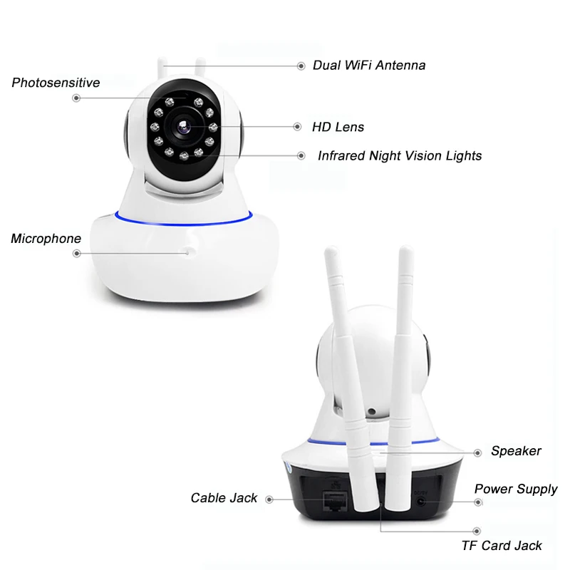 Wi Fi камера ip HD720P мини видеонаблюдения беспроводная приложение для безопасности