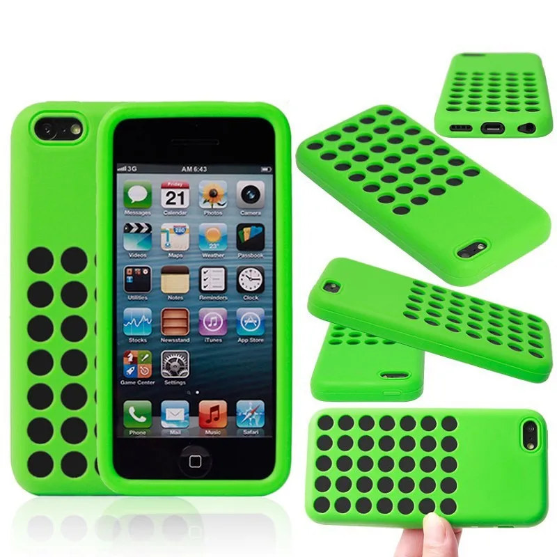 2013 New Arrival Official Website 1:1 original Soft Silicon Case Back Cover for iphone 5C Wholesale free shipping 10PCS |