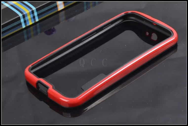 Для Moto G XT1031 XT1032 Xt1033 XT1028 гибридный мягкий силиконовый резиновый защитный чехол из ТПУ - Цвет: red