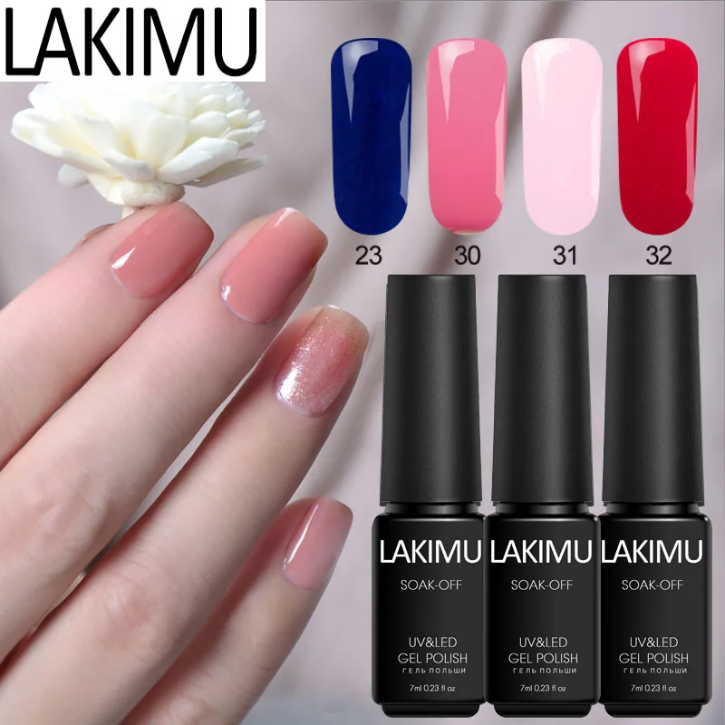 Lakimu Однотонная одежда УФ гель-лак мода гель акриловый лак для ногтей Замочите от