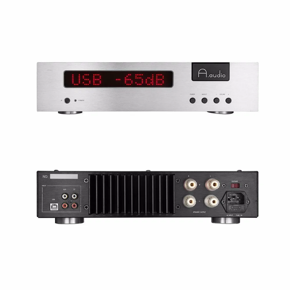 Douk аудио HIFI мощность интегрированный GE5670 ламповый усилитель/ламповый предусилитель с PCM2706+ PGA232 USB декодирование