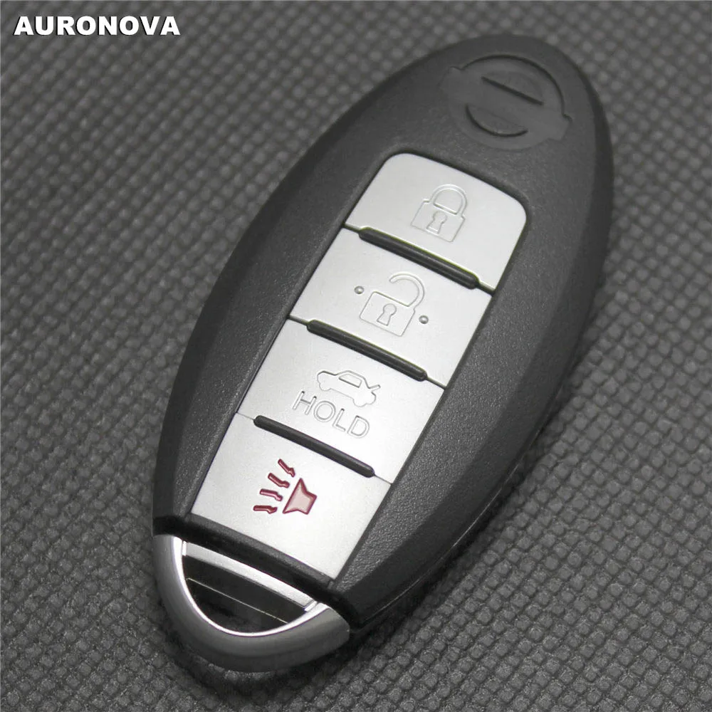 AURONOVA New Replace Key Shell for Nissan Teana Sylphy Tiida Qashqai Morano 4 Buttons Remote Car Case With Uncut Blade | Автомобили и