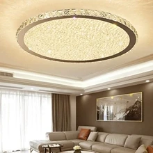 Modern crystal chandeliers Lights Home Lighting ledlamp Living room Bedroom plafonnier Round led chandelier lampadari fixtures