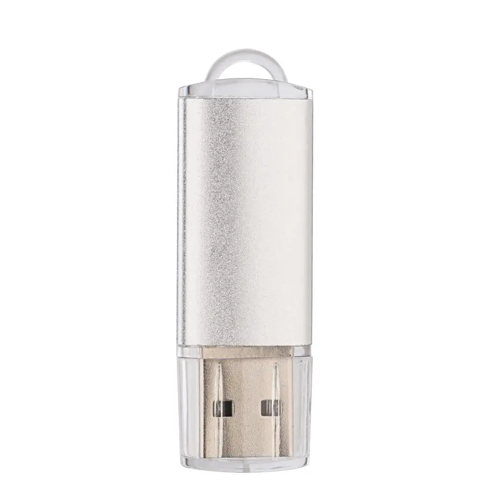 Silver Флеш-диск usb 2,0 2,0 мини-Флешка 32 ГБ usb флэш-диск металлический 4 ГБ 8 ГБ 64 Гб u Диск флеш-память 16 Гб usb флешка 128 ГБ - Цвет: Silver