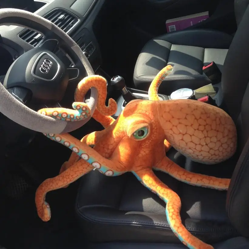 Реалистичные мягкие игрушки пол осьминог плюшевые куклы подушка для детей