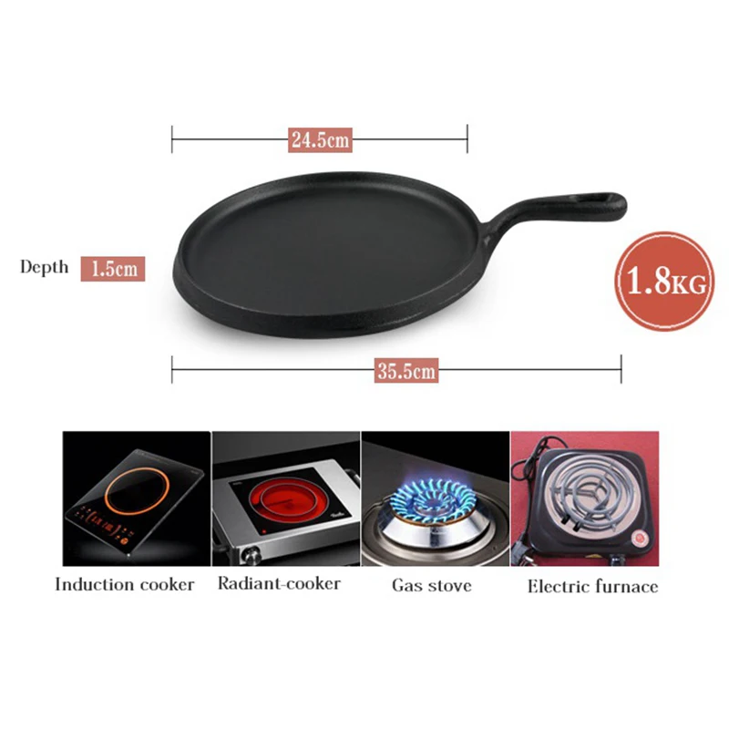 24 см без покрытия с антипригарным покрытием креп противни тем самым позволяя