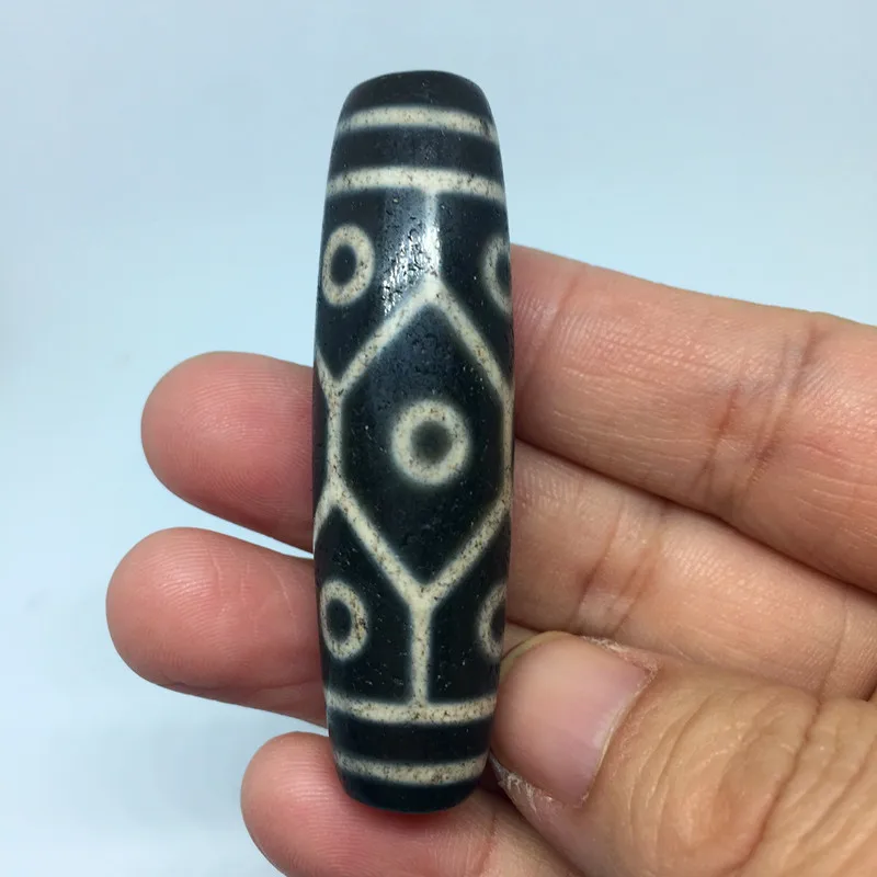 Big Size Powerful Tibetan Dzi Beads Nine Eyes Turtle Back Amulet 16mm*58mm Pendant Great Gifts Bring Good Luck | Украшения и