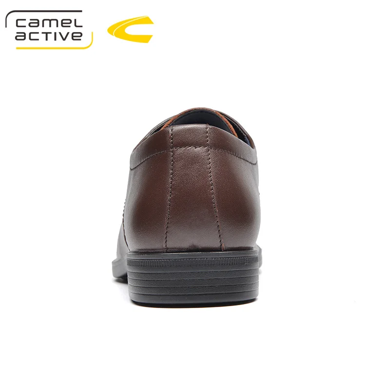 Camel Active/Новинка; деловые свадебные туфли-оксфорды для мужчин; Роскошные лоферы; обувь из натуральной кожи; броги; Мужские модельные туфли на шнуровке
