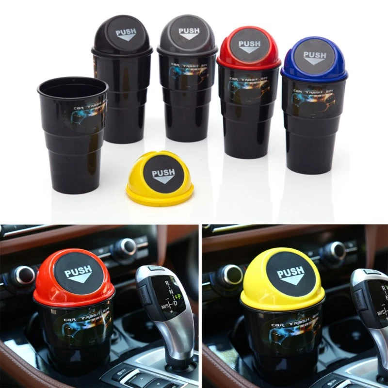 Автомобильный мини мусорный бак для мусора пылезащитный чехол держатель