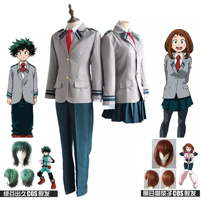 Boku без герой Академии AsuiTsuyu Yaoyorozu Момо школьная Униформа мой герой Академии OCHACO URARAKA haku Косплэй костюм